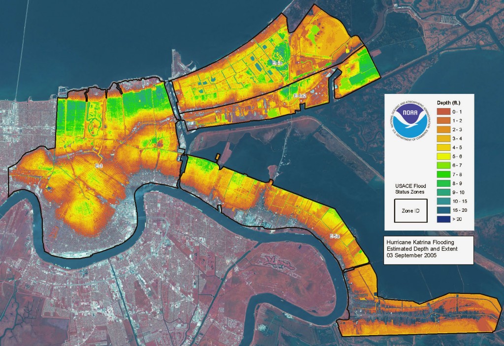 Levee failures during Hurricane Katrina flooded 80% of city and left only eight public schools unscathed.
