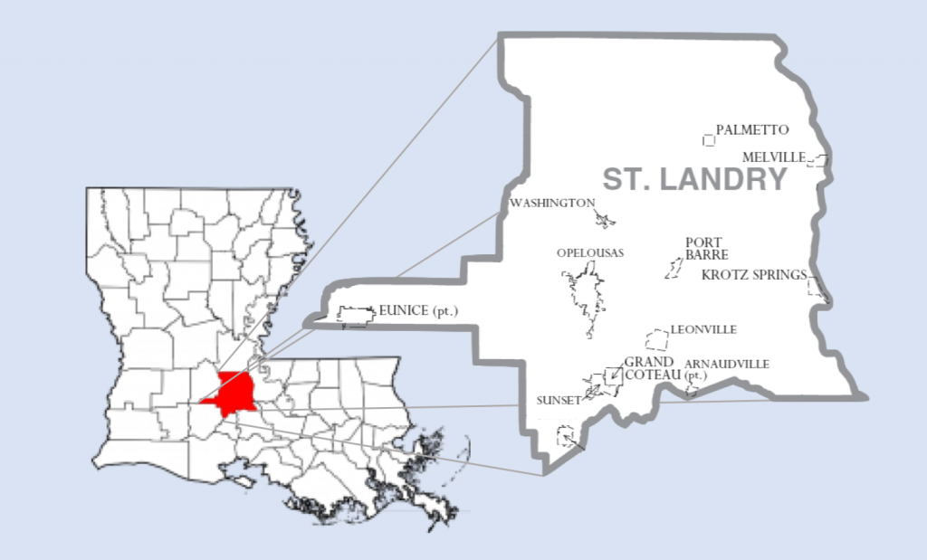 St. Landry sits smack dab in the middle of Louisiana's boot.